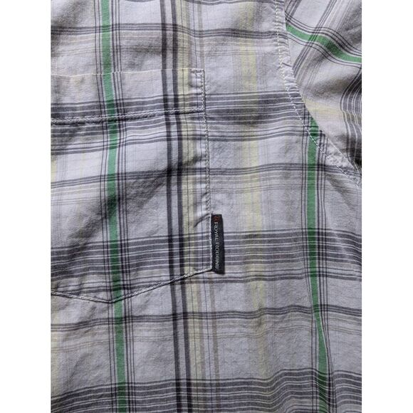 Royal Robbins Short Sleeve Button Up Shirt Men's Size Large Plaid - Picture 5 of 13